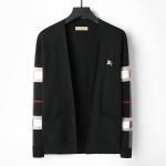 homme burberry pulls gilets open black style pony